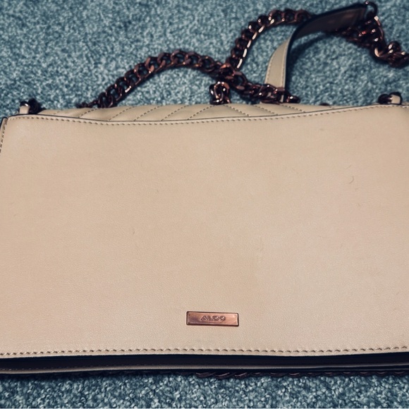 Aldo Greenwald Quilted Crossbody Purse - Nude Pink - Picture 2 of 7